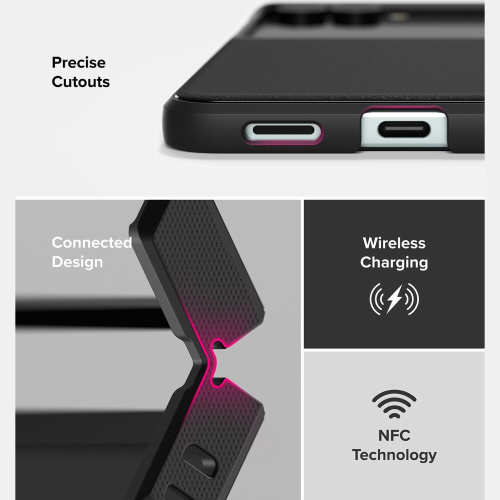 Θήκη Samsung Galaxy Z Flip7 Ringke Onyx Ανθεκτική Σκληρή - Black (8800293855705)