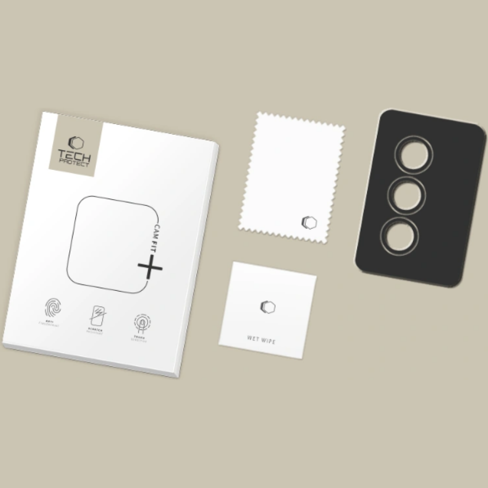 Tempered Glass Samsung Galaxy S25 FE Tech-Protect Camring Fit+ Αντιχαρακτικό Γυαλί Προστασίας για Φακό Κάμερας - Clear (5906302332779)