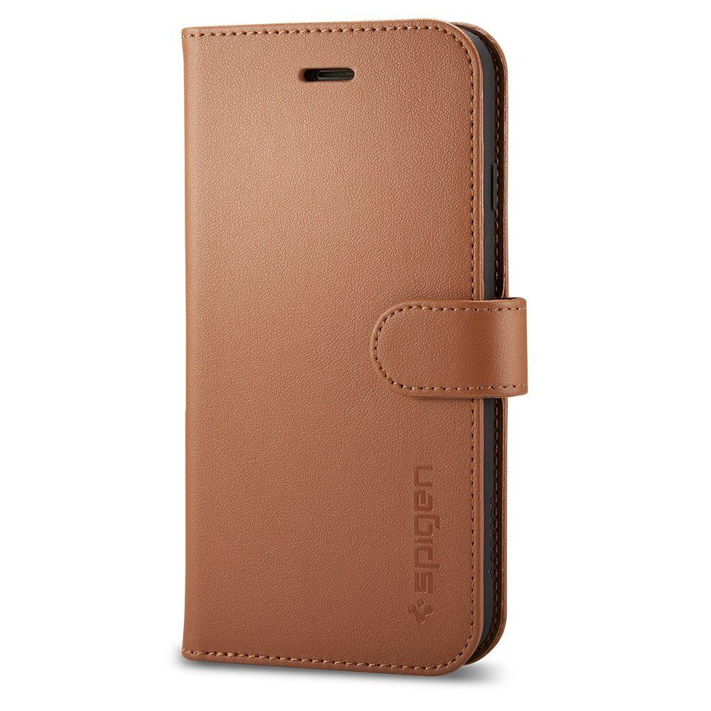 Spigen Wallet S. Θήκη - Πορτοφόλι iPhone 8 / 7 - Brown (054CS22636)