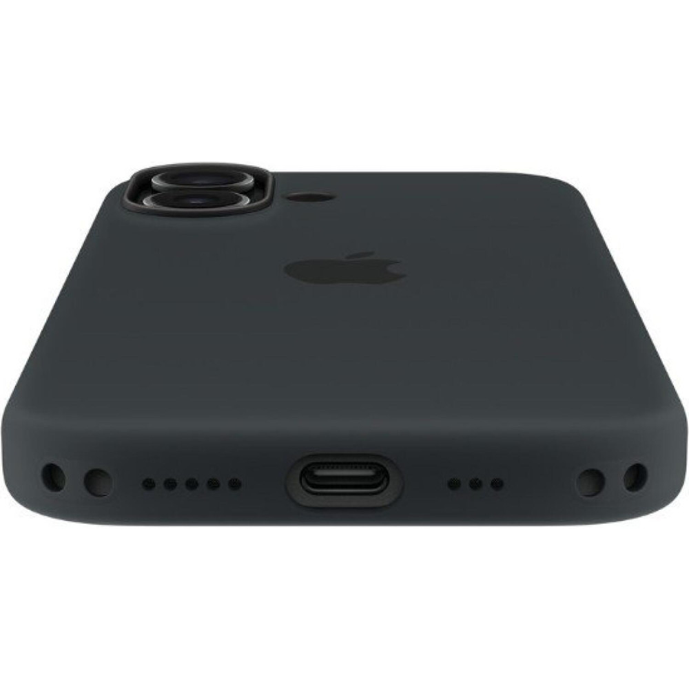 Θήκη iPhone 17 Official Apple Silicone Case Σιλικόνης με MagSafe - Black (MGF14ZM/A)