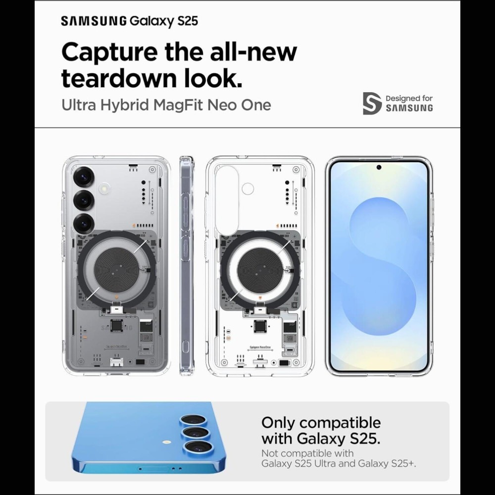 Θήκη Samsung Galaxy S25 Spigen Ultra Hybrid MagFit Σκληρή με MagSafe - Neo One (ACS09470)