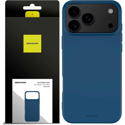 Θήκη iPhone 17 Pro Max Spacecase Silicone Case Σιλικόνης - Blue (5905719131425)