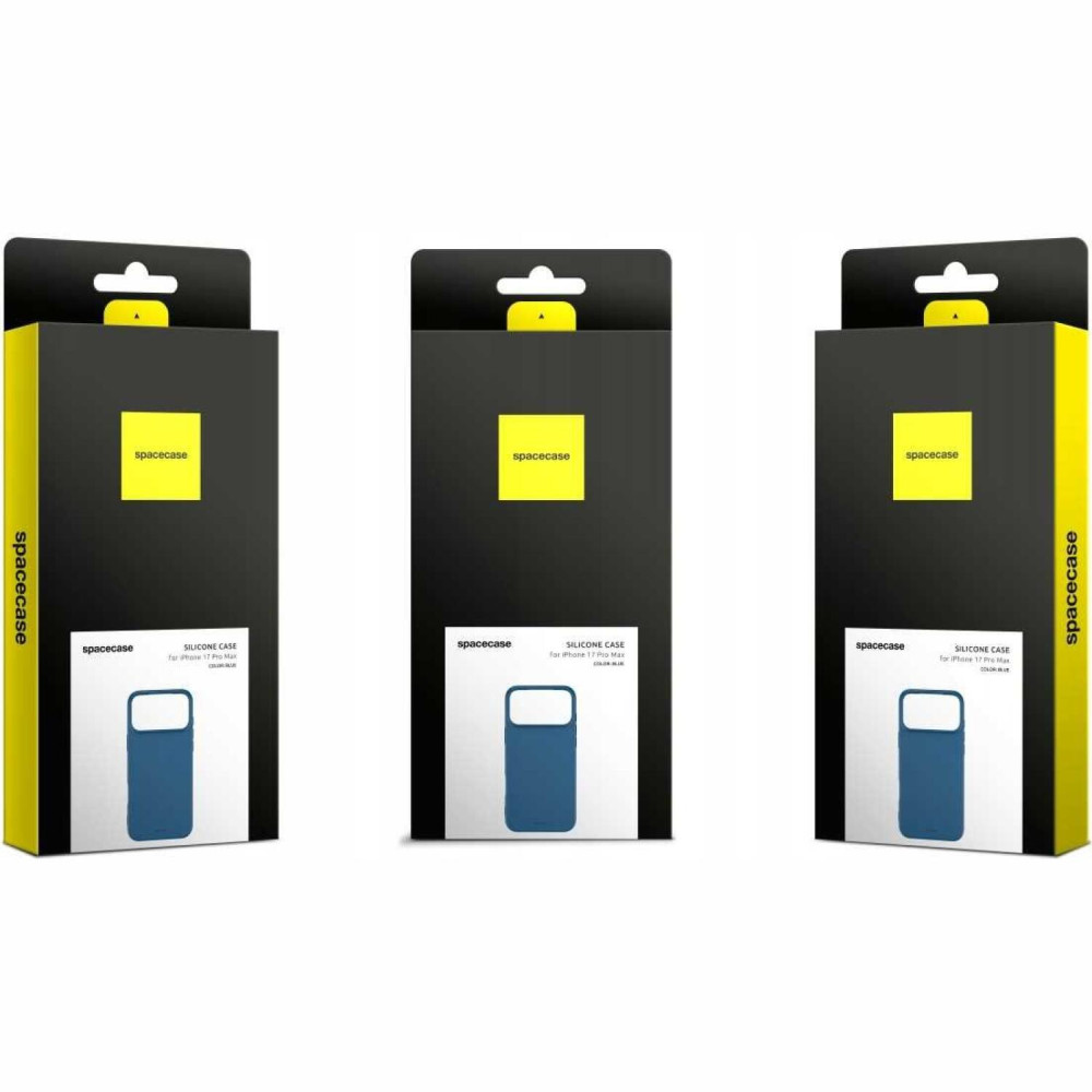 Θήκη iPhone 17 Pro Max Spacecase Silicone Case Σιλικόνης - Blue (5905719131425)