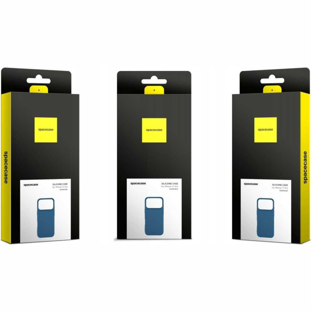 Θήκη iPhone 17 Pro Spacecase Silicone Case Σιλικόνης - Blue (5905719131388)