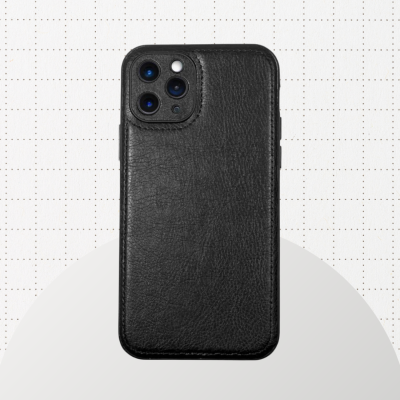 Θήκη iPhone 11 Pro Max Bodycell Prestige Backcover με Πλαίσιο Κάμερας - Black (5206015067952)