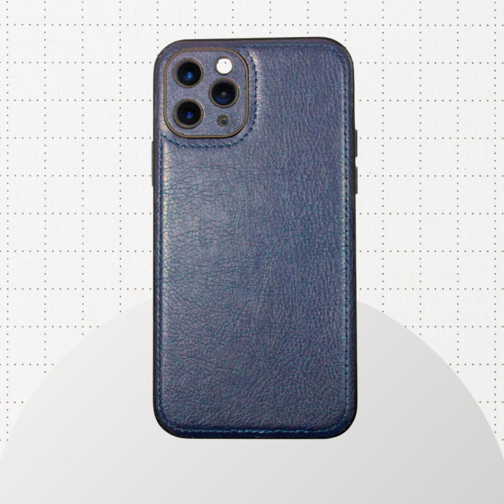 Θήκη iPhone 11 Pro Max Bodycell Prestige Backcover με Πλαίσιο Κάμερας - Blue (5206015067969)