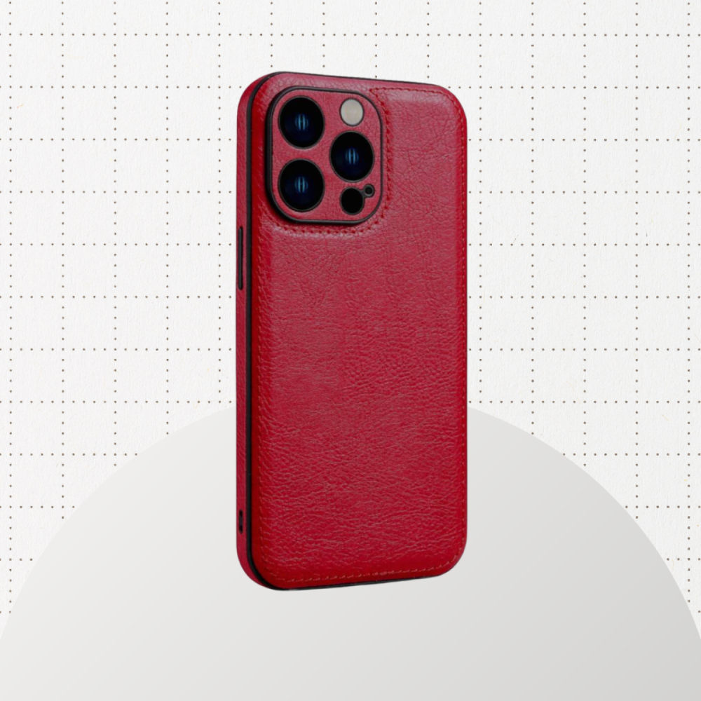 Θήκη iPhone 12 Pro Max Bodycell Prestige Backcover με Πλαίσιο Κάμερας - Red (5206015068102)