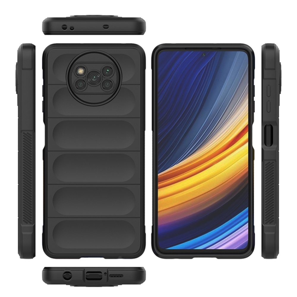 Techsuit Magic Shield - Θήκη Σιλικόνης Xiaomi Poco X3 / X3 Pro / X3 NFC - Black (5949419117822)