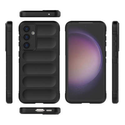 Techsuit Magic Shield - Θήκη Σιλικόνης Samsung Galaxy S23 FE - Black (5949419115125)