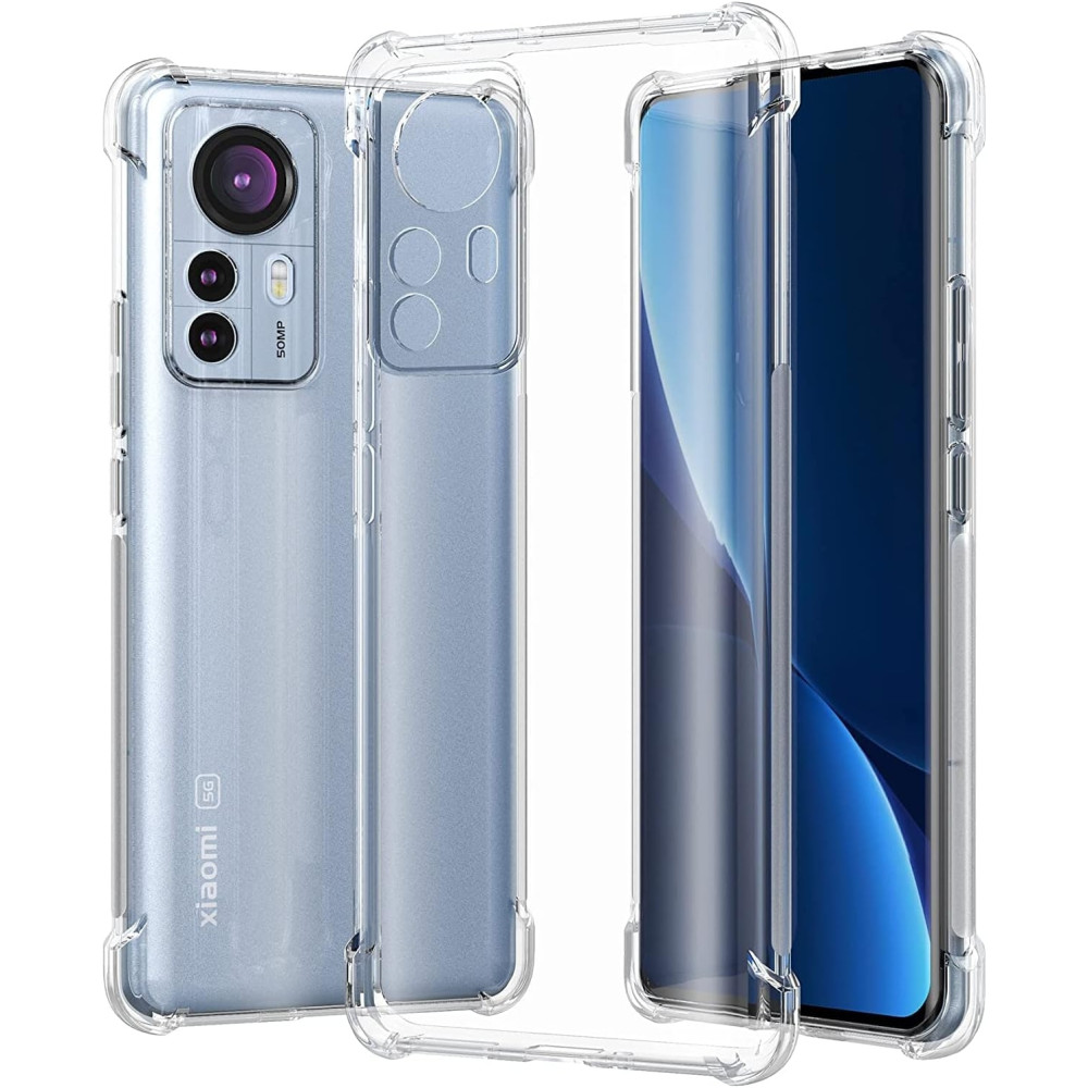 Techsuit Shockproof Clear Silicone - Διάφανη Θήκη Σιλικόνης - Xiaomi 12T / 12T Pro - Clear (5949419083424)