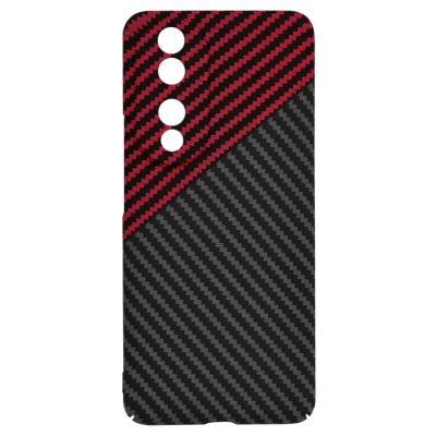 Techsuit Carbonite FiberShell - Σκληρή Θήκη Honor 90 - Red Vortex (5949419212978)