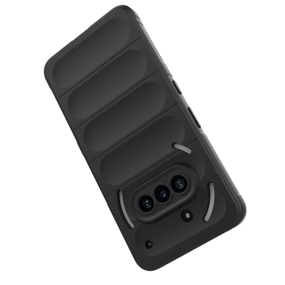 Θήκη Nothing Phone 3a Techsuit Magic Shield Σιλικόνης - Black (5949419282285)