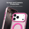 Θήκη iPhone 17 Pro Techsuit CandyCase Σκληρή Ημιδιάφανη με MagSafe - Pink (5949419313347)
