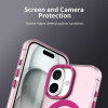 Θήκη iPhone 17 Techsuit CandyCase Σκληρή Ημιδιάφανη με MagSafe - Pink (5949419313392)