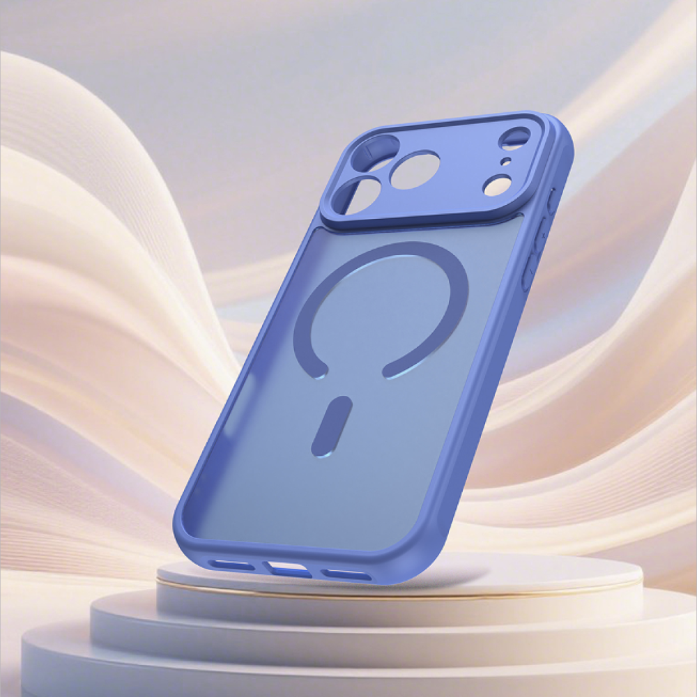 Θήκη iPhone 17 Pro Techsuit HaloFrost II MagSafe Σκληρή Ημιδιάφανη με MagSafe - Sky Blue (5949419325814)