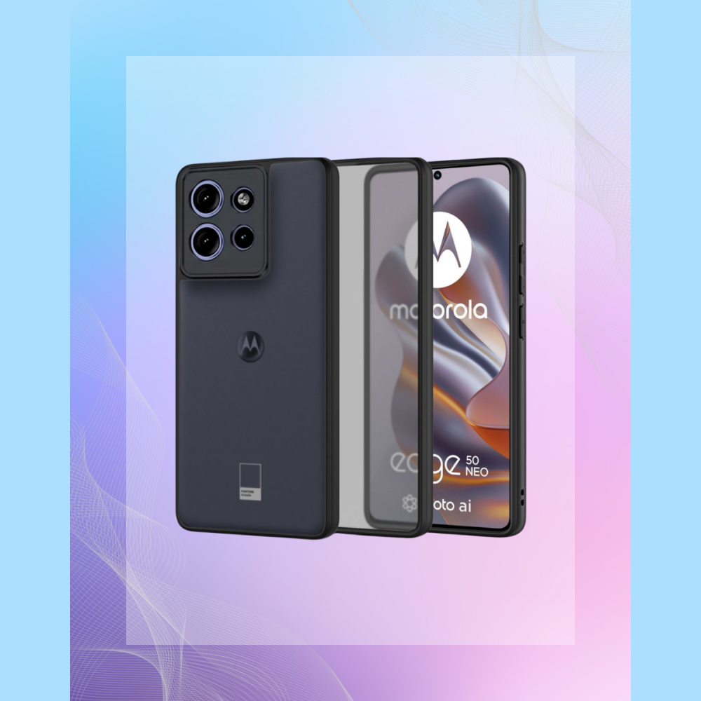 Θήκη Motorola Edge 60 Neo / Edge 50 Neo Tech-Protect MagMat Σκληρή Ημιδιάφανη - Matte Black (5906302377336)