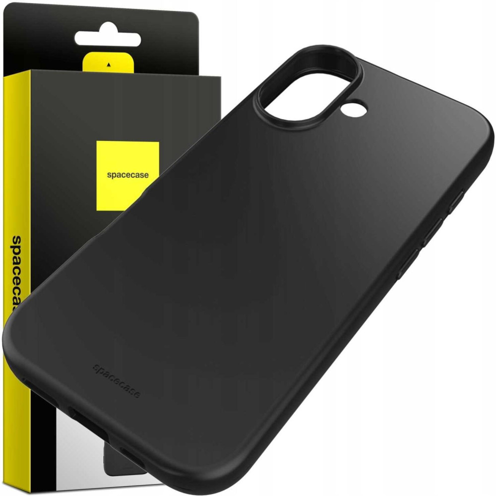 Θήκη iPhone 17 Spacecase Silicone Case Σιλικόνης - Black (5905719131296)