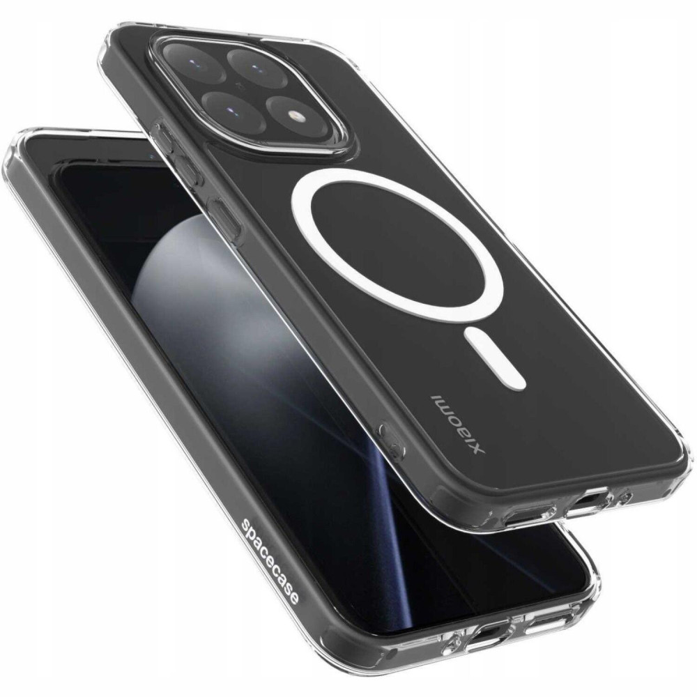 Θήκη Xiaomi 15T Spacecase Clear MagSafe Σκληρή Διάφανη με MagSafe - White (5905719132811)