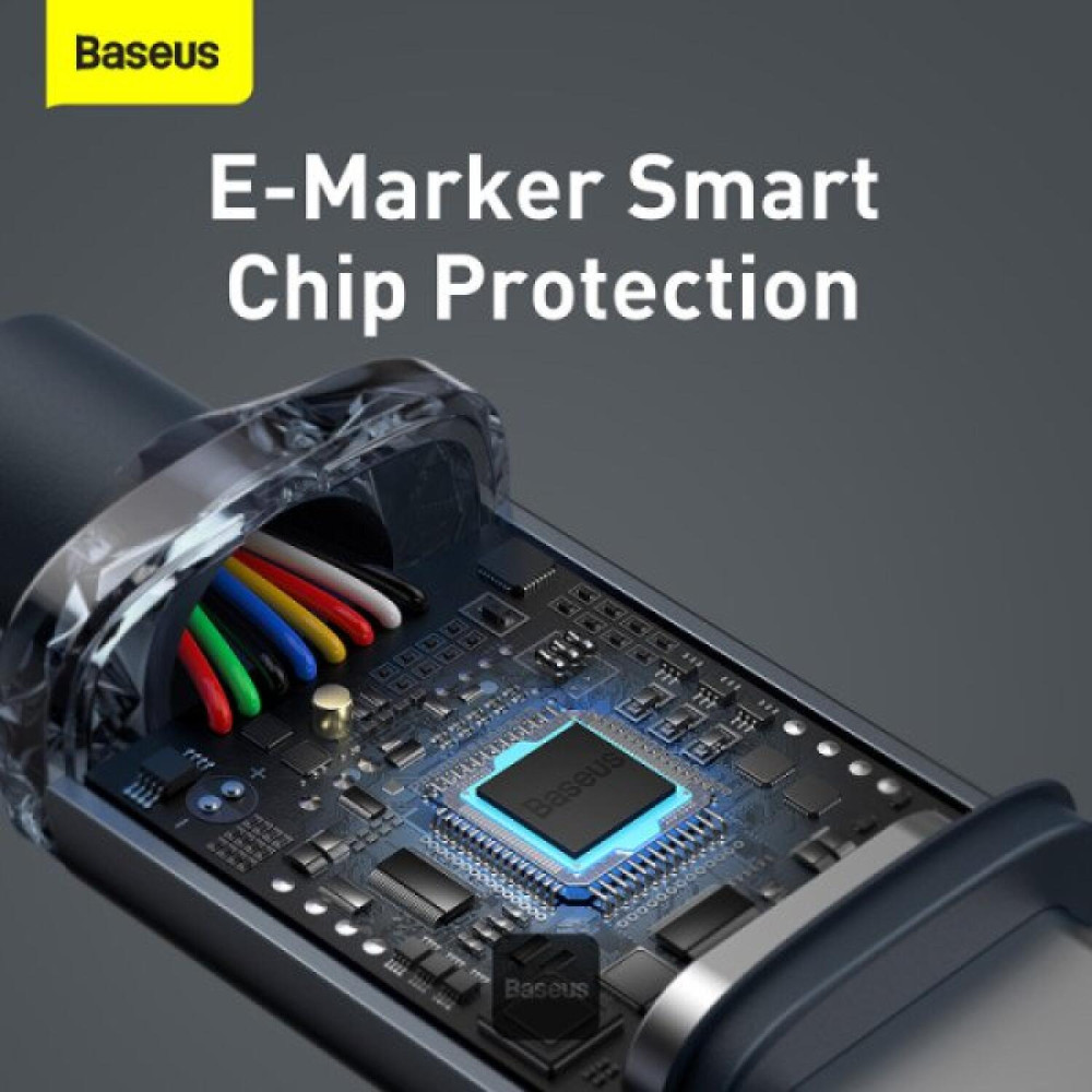 Καλώδιο Baseus Crystal Shine Series Φόρτισης και Μεταφοράς Δεδομένων Type-C σε Type-C 100W 120cm - Black (CAJY000601)