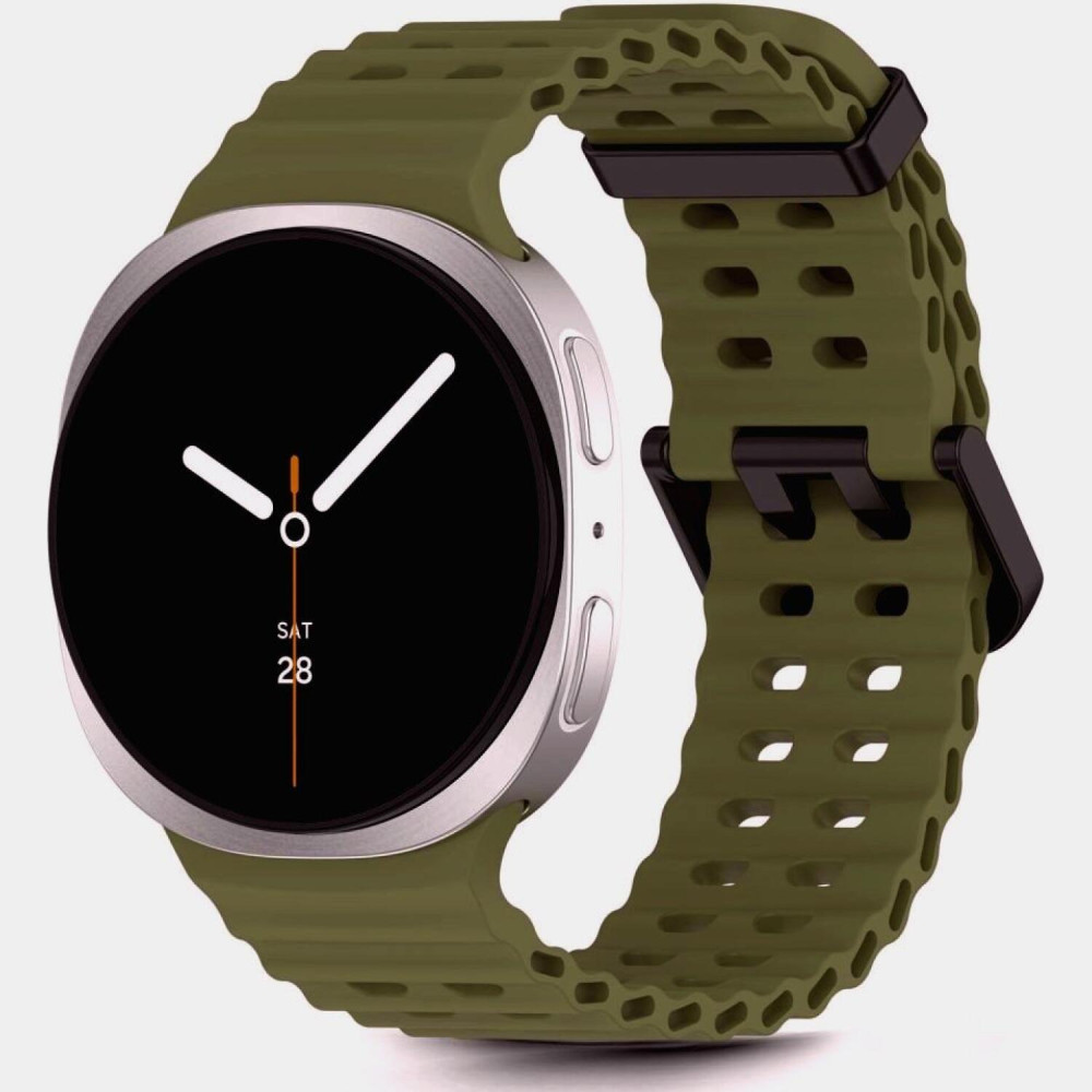 Λουράκι Samsung Galaxy Watch 8 Classic / Watch 8 (46/44/40mm) Tech-Protect Iconband Pro Σιλικόνης - Army Green (5906302331208)