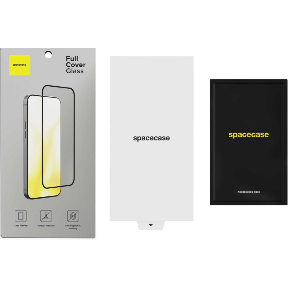 Tempered Glass Samsung Galaxy A17 Spacecase Full Cover Glass Full Face Αντιχαρακτικό Γυαλί Προστασίας Οθόνης - Black (5905719132583)