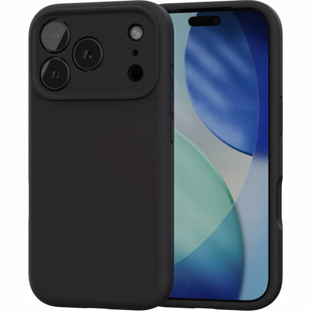 Θήκη iPhone 17 Pro Spacecase Silicone Mag Case Σιλικόνης με MagSafe - Black (5905719132101)