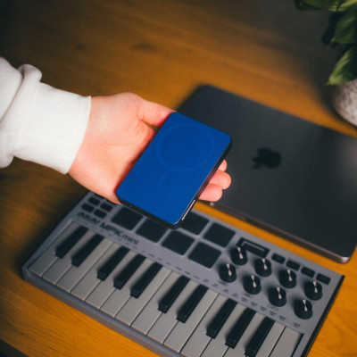 PowerBank Spacecase SnapPack PB04-DB με Ασύρματη Φόρτιση MagSafe 15W & 1 x Type-C 20W 10.000mAh - Dark Blue (5905719131692)