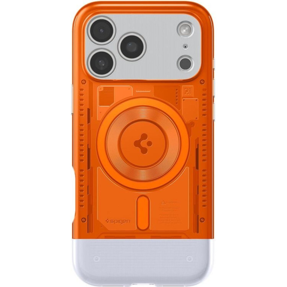 Θήκη iPhone 17 Pro Max Spigen Classic C1 MagFit Ανθεκτική Σκληρή με MagSafe - Tangerine (ACS10296)