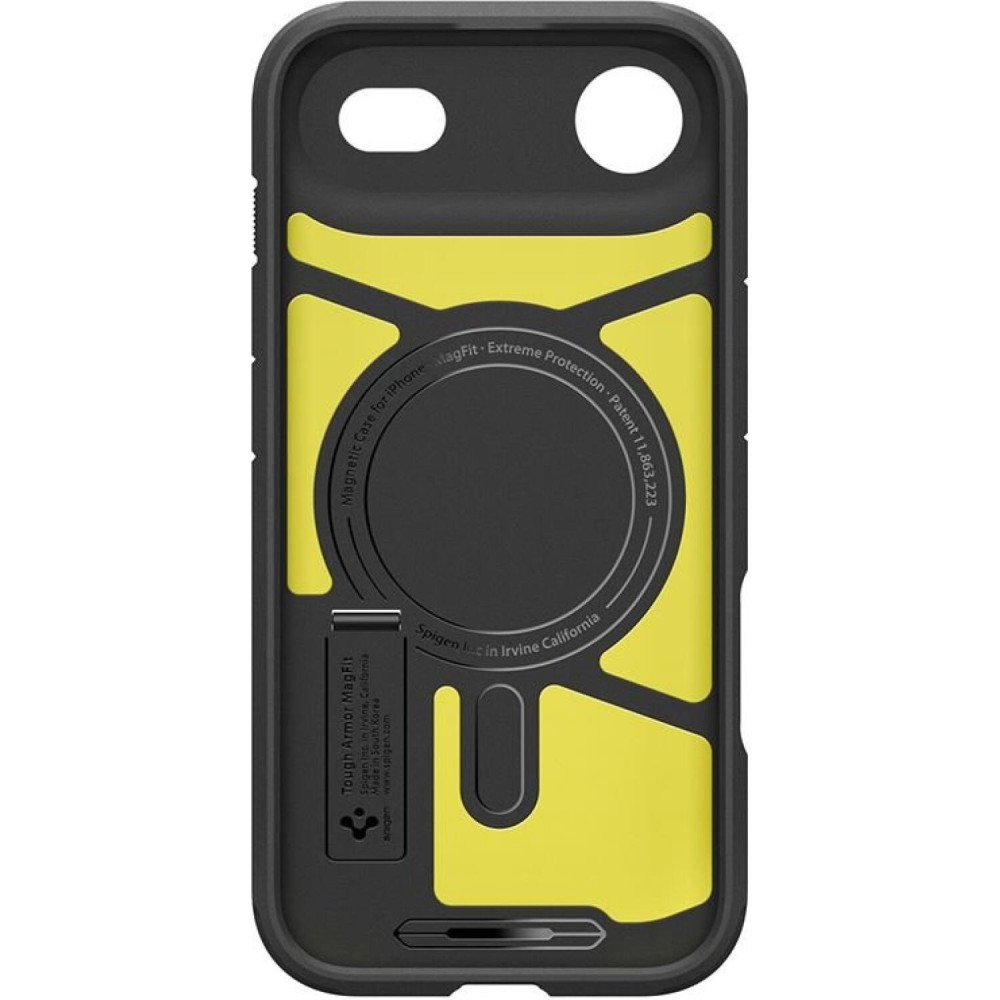 Θήκη iPhone Air Spigen Tough Armor T MagFit Ανθεκτική με Κάλυμμα για Camera Control & MagSafe - Black (ACS10324)