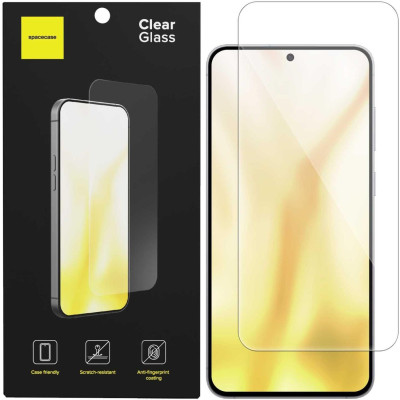 Tempered Glass Samsung Galaxy S25 FE Spacecase Clear Glass Αντιχαρακτικό Γυαλί Προστασίας Οθόνης - Clear (5905719132590)