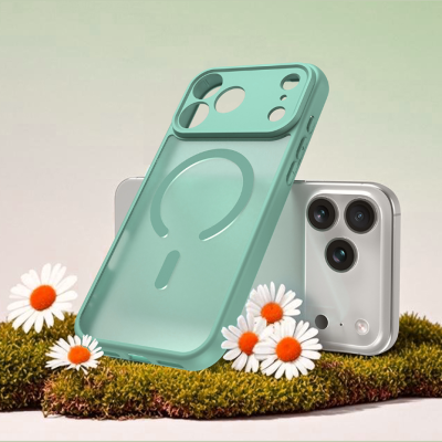 Θήκη iPhone 17 Pro Max Techsuit HaloFrost II MagSafe Σκληρή Ημιδιάφανη με MagSafe - Mint Green (5949419325753)