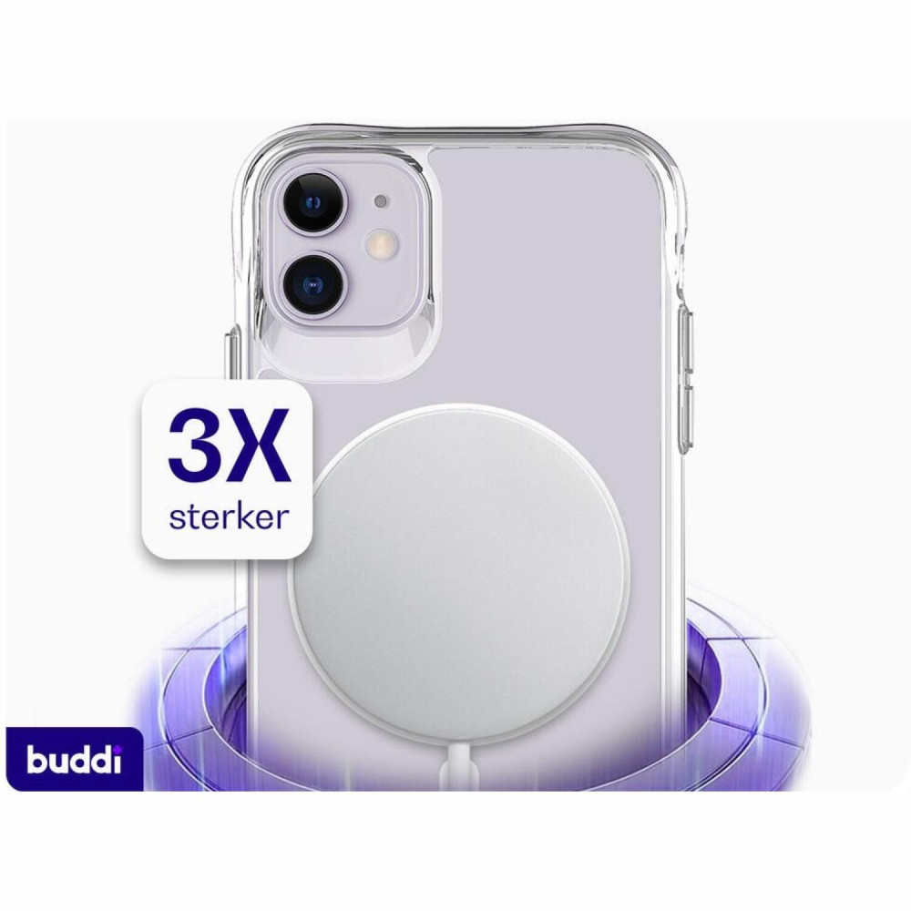 Θήκη iPhone 11 Buddi Core Σκληρή Διάφανη με MagSafe - Clear (8719246493621)