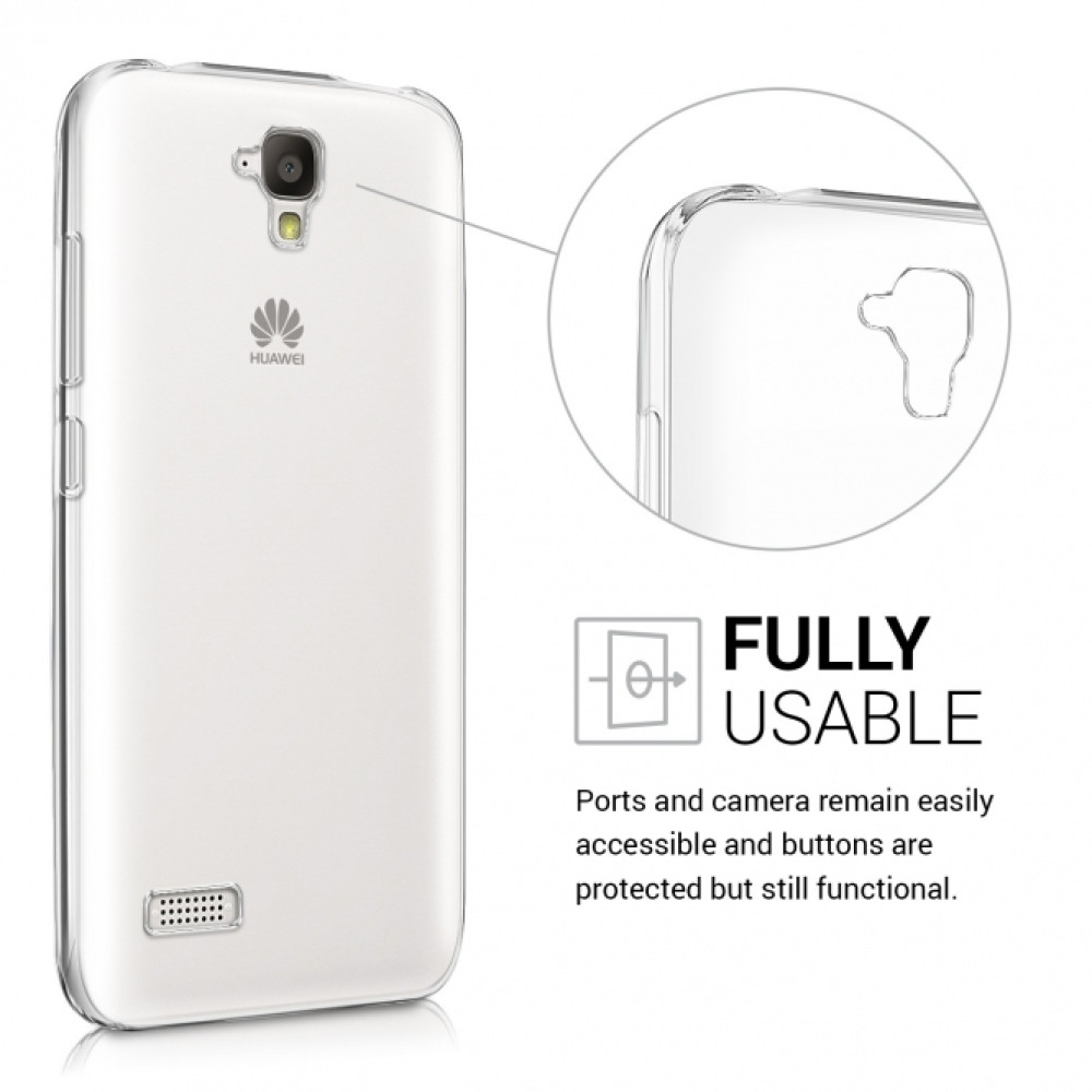 Ultra-Thin Διάφανη Θήκη Σιλικόνης Huawei Y5 (35803-03)