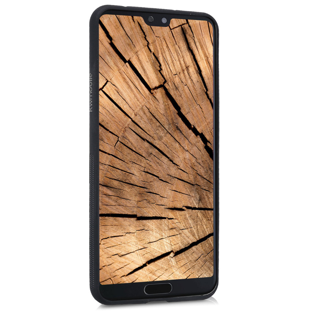 KW Σκληρή Ξύλινη Θήκη Huawei P20 Pro - Dark Brown (44895.18)
