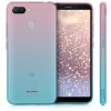 KW Θήκη Σιλικόνης Ημιδιάφανη Xiaomi Redmi 6 - Dark Pink Blue Transparent (46740.01)