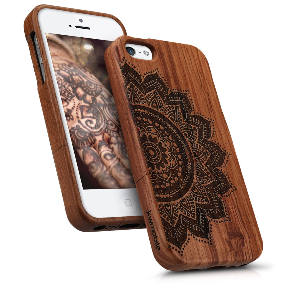 KW Σκληρή Ξύλινη Θήκη iPhone SE / 5 / 5S (29912.04)