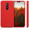 KW Θήκη Σιλικόνης OnePlus 6 - Soft Flexible Rubber Protective Cover - Red - (46122.09)