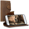Kalibri Δερμάτινη Suede Θήκη - Πορτοφόλι Huawei Nova 2 - Brown (43624.05)