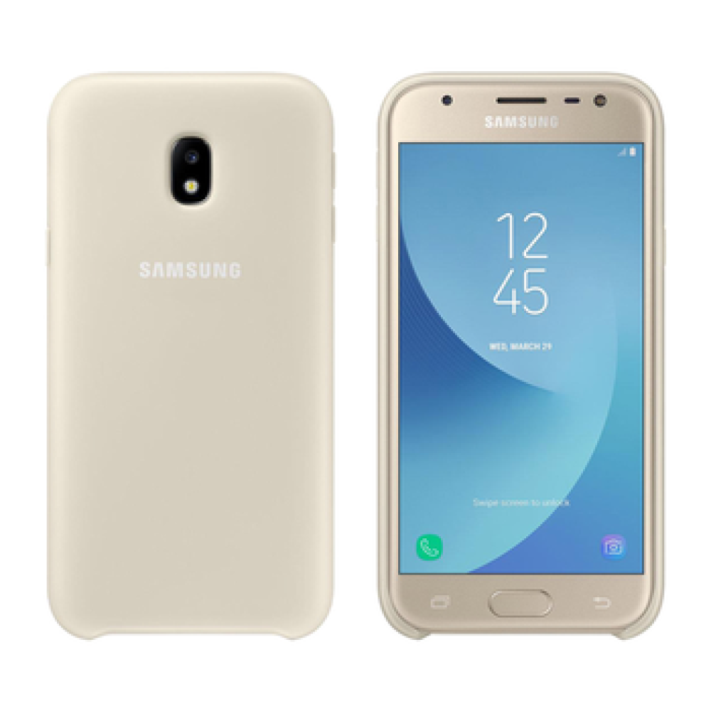 Samsung Official Dual Layer Cover Samsung Galaxy J3 2017- Gold (EF-PJ330CFEGWW)