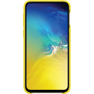 Official Samsung Leather Cover Samsung Galaxy S10e - Yellow (EF-VG970LYEGWW)