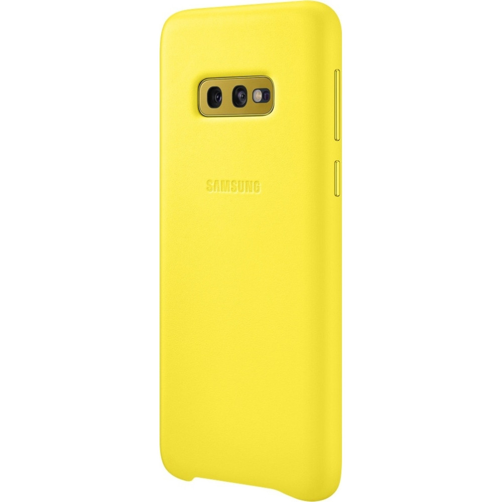 Official Samsung Leather Cover Samsung Galaxy S10e - Yellow (EF-VG970LYEGWW)