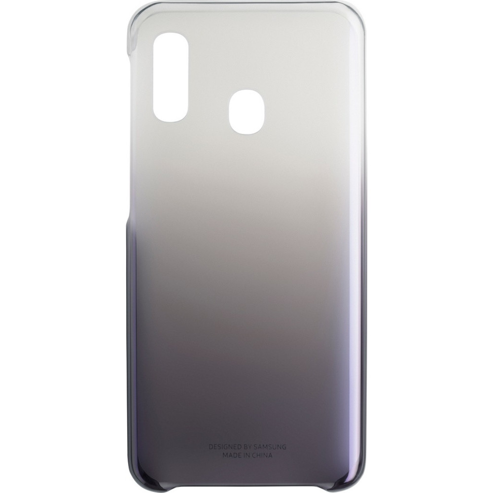 Official Samsung Gradation Cover - Σκληρή Θήκη Samsung Galaxy A20e - Black (EF-AA202CBEGWW)
