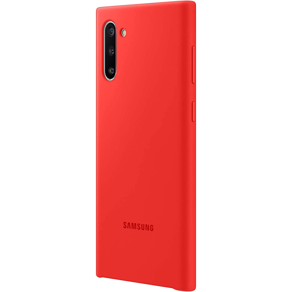 Official Samsung Silicone Cover Θήκη Σιλικόνης - Samsung Galaxy Note 10 - Red (EF-PN970TREGWW)