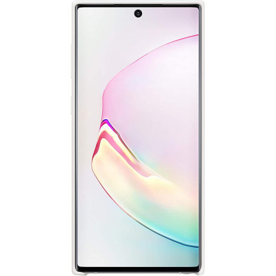 Official Samsung Silicone Cover Θήκη Σιλικόνης - Samsung Galaxy Note 10 - White (EF-PN970TWEGWW)