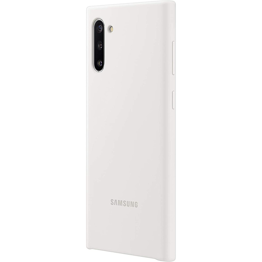 Official Samsung Silicone Cover Θήκη Σιλικόνης - Samsung Galaxy Note 10 - White (EF-PN970TWEGWW)