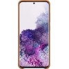 Official Samsung Δερμάτινη Θήκη Samsung Galaxy S20 - Brown (EF-VG980LAEGEU)