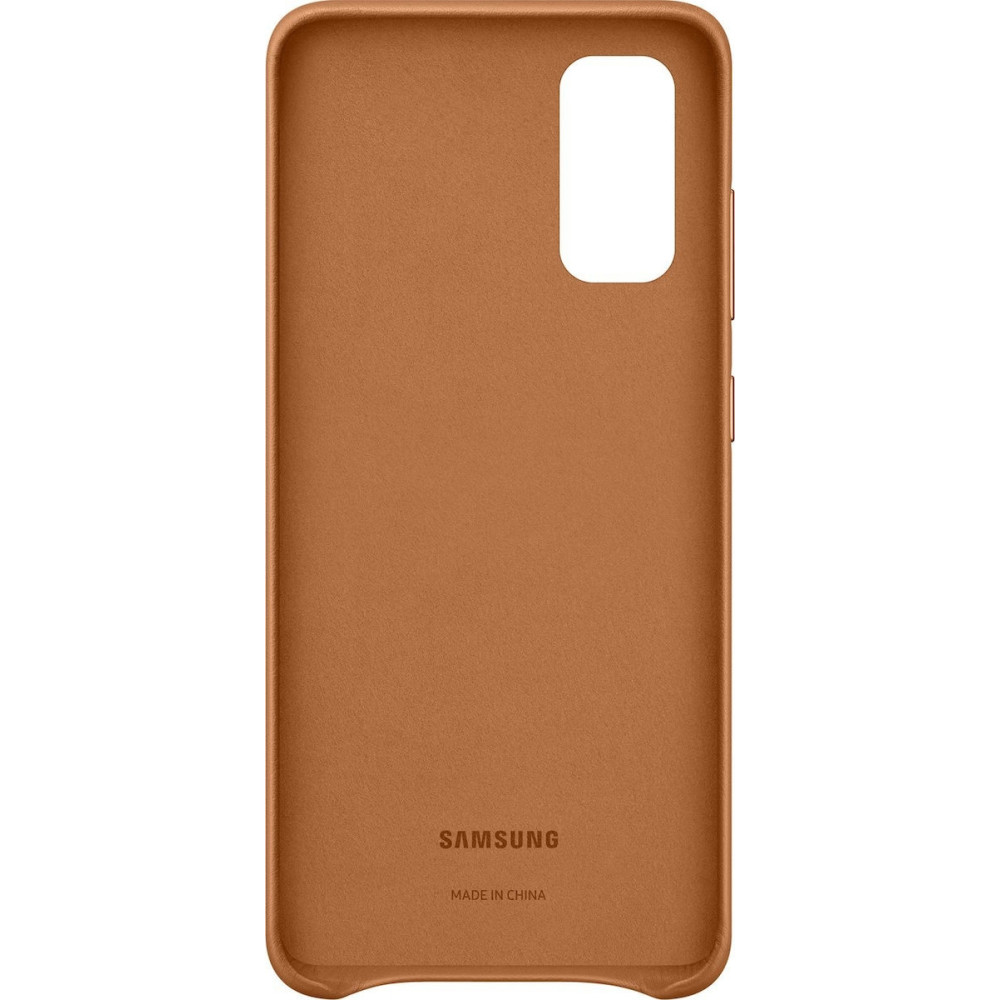 Official Samsung Δερμάτινη Θήκη Samsung Galaxy S20 - Brown (EF-VG980LAEGEU)