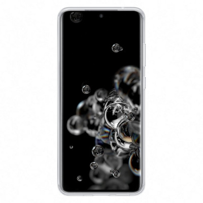Official Samsung Θήκη Σιλικόνης Samsung Galaxy S20 Ultra - Transparent (EF-QG988TTEGEU)