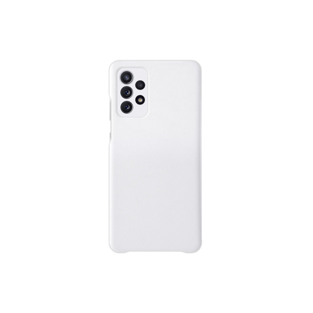 Official Samsung S View Wallet Cover - Θήκη Flip με Ενεργό Πορτάκι - Samsung Galaxy A72 - White (EF-EA725PWEGEE)