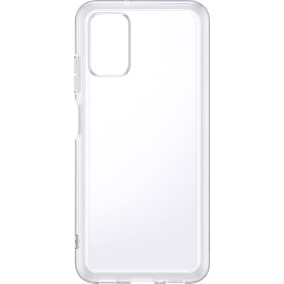 Official Samsung Θήκη Σιλικόνης Soft Clear Cover - Samsung Galaxy A03s - Transparent (EF-QA038TTEGEU)
